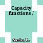 Capacity functions /