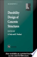 Durability design of concrete structures : report of RILEM Technical Committee 130-CSL [E-Book] /