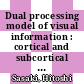 Dual processing model of visual information : cortical and subcortical processing [E-Book] /