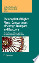 The apoplast of higher plants : compartment of storage, transport and reactions : the significance of the apoplast for the mineral nutrition of higher plants [E-Book] /