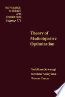 Theory of multiobjective optimization [E-Book] /