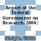 Report of the Federal Government on Research. 2000 /