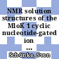 NMR solution structures of the MloK 1 cyclic nucleotide-gated ion channel binding domain /
