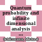 Quantum probability and infinite dimensional analysis : from foundations to applications [E-Book] /