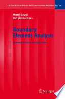 Boundary Element Analysis [E-Book] : Mathematical Aspects and Applications /
