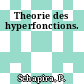 Theorie des hyperfonctions.