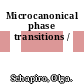 Microcanonical phase transitions /
