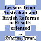 Lessons from Australian and British Reforms in Results oriented Financial Management [E-Book] /