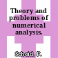Theory and problems of numerical analysis.
