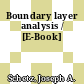 Boundary layer analysis / [E-Book]