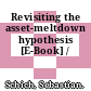 Revisiting the asset-meltdown hypothesis [E-Book] /