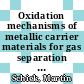 Oxidation mechanisms of metallic carrier materials for gas separation membranes /