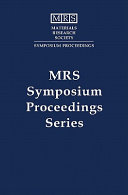 Amorphous silicon technology 1993 : Symposium on amorphous silicon technology: papers : MRS spring meeting 1993 : San-Francisco, CA, 13.04.93-16.04.93.