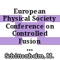 European Physical Society Conference on Controlled Fusion and Plasma Physics. 24, Pt. 1. Contributed papers : Berchtesgaden, 9th - 13th June 1997 /