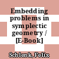 Embedding problems in symplectic geometry / [E-Book]