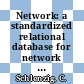 Network: a standardized relational database for network oriented systems analysis models : Vorläufige Version.