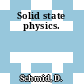 Solid state physics.