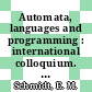 Automata, languages and programming : international colloquium. 9 : Aarhus, 1982.