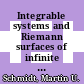 Integrable systems and Riemann surfaces of infinite genus [E-Book] /