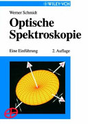 Optische Spektroskopie : eine Einführung /