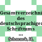Gesamtverzeichnis des deutschsprachigen Schrifttums (GV) 1700 - 1910 Vol 0081 : Kreu-Krz.
