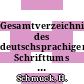 Gesamtverzeichnis des deutschsprachigen Schrifttums (GV) 1700 - 1910 Vol 0094 : Maz-Meo.