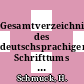 Gesamtverzeichnis des deutschsprachigen Schrifttums (GV) 1700 - 1910 Vol 0096 : Mez-Mis.