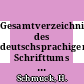 Gesamtverzeichnis des deutschsprachigen Schrifttums (GV) 1700 - 1910. Vol 0019 : Boro-Brau.