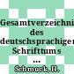 Gesamtverzeichnis des deutschsprachigen Schrifttums (GV) 1700 - 1910. Vol 0021 : Brud-Buk.