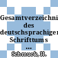 Gesamtverzeichnis des deutschsprachigen Schrifttums (GV) 1700 - 1910. Vol 0028 : Dei - Diem.