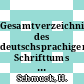 Gesamtverzeichnis des deutschsprachigen Schrifttums (GV) 1700 - 1910. Vol 0039 : Fit-Form.
