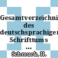 Gesamtverzeichnis des deutschsprachigen Schrifttums (GV) 1700 - 1910. Vol 0068 : Jak-Je.
