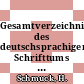 Gesamtverzeichnis des deutschsprachigen Schrifttums (GV) 1700 - 1910. Vol 0071 : Jul-Kak.