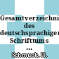 Gesamtverzeichnis des deutschsprachigen Schrifttums (GV) 1700 - 1910. Vol 0105 : Oo - Oz.