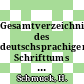 Gesamtverzeichnis des deutschsprachigen Schrifttums (GV) 1700 - 1910. Vol 0114 : Raz - Reh.