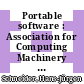Portable software : Association for Computing Machinery : German chapter : Tagung. 80,0001 : Erlangen, 18.01.80.