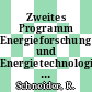 Zweites Programm Energieforschung und Energietechnologien : statusreport . 1985 : Geotechnik und Lagerstätten.