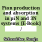 Pion production and absorption in piN and 3N systems [E-Book] /