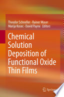 Chemical Solution Deposition of Functional Oxide Thin Films [E-Book] /
