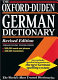 The Oxford Duden german dictionary : german - english, english - german /