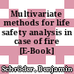 Multivariate methods for life safety analysis in case of fire [E-Book] /