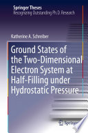 Ground States of the Two-Dimensional Electron System at Half-Filling under Hydrostatic Pressure [E-Book] /