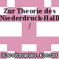 Zur Theorie des Niederdruck-Hallbeschleunigers /