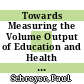 Towards Measuring the Volume Output of Education and Health Services [E-Book]: A Handbook /