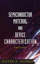 Semiconductor material and device characterization /