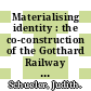 Materialising identity : the co-construction of the Gotthard Railway and Swiss national identity [E-Book] /