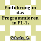 Einführung in das Programmieren in PL-1.