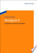 Analysis II : funktionen mehrerer variablen [E-Book] /