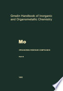 Mo Organomolybdenum Compounds [E-Book] /