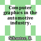 Computer graphics in the automotive industry.
